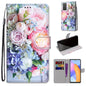 Coloured Drawing Cross Texture Horizontal Flip PU Leather Case with Holder & Card Slots & Wallet & Lanyard