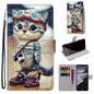 Coloured Drawing Cross Texture Horizontal Flip PU Leather Case with Holder & Card Slots & Wallet & Lanyard