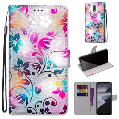 Coloured Drawing Cross Texture Horizontal Flip PU Leather Case with Holder & Card Slots & Wallet & Lanyard