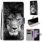 Coloured Drawing Cross Texture Horizontal Flip PU Leather Case with Holder & Card Slots & Wallet & Lanyard