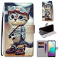 Coloured Drawing Cross Texture Horizontal Flip PU Leather Case with Holder & Card Slots & Wallet & Lanyard