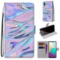 Coloured Drawing Cross Texture Horizontal Flip PU Leather Case with Holder & Card Slots & Wallet & Lanyard