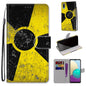 Coloured Drawing Cross Texture Horizontal Flip PU Leather Case with Holder & Card Slots & Wallet & Lanyard