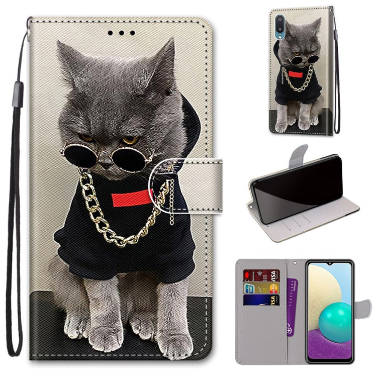 Coloured Drawing Cross Texture Horizontal Flip PU Leather Case with Holder & Card Slots & Wallet & Lanyard
