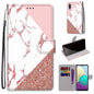 Coloured Drawing Cross Texture Horizontal Flip PU Leather Case with Holder & Card Slots & Wallet & Lanyard