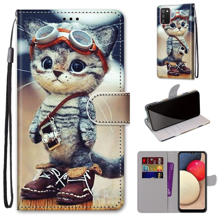 Coloured Drawing Cross Texture Horizontal Flip PU Leather Case with Holder & Card Slots & Wallet & Lanyard