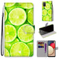 Coloured Drawing Cross Texture Horizontal Flip PU Leather Case with Holder & Card Slots & Wallet & Lanyard