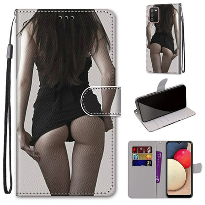 Coloured Drawing Cross Texture Horizontal Flip PU Leather Case with Holder & Card Slots & Wallet & Lanyard