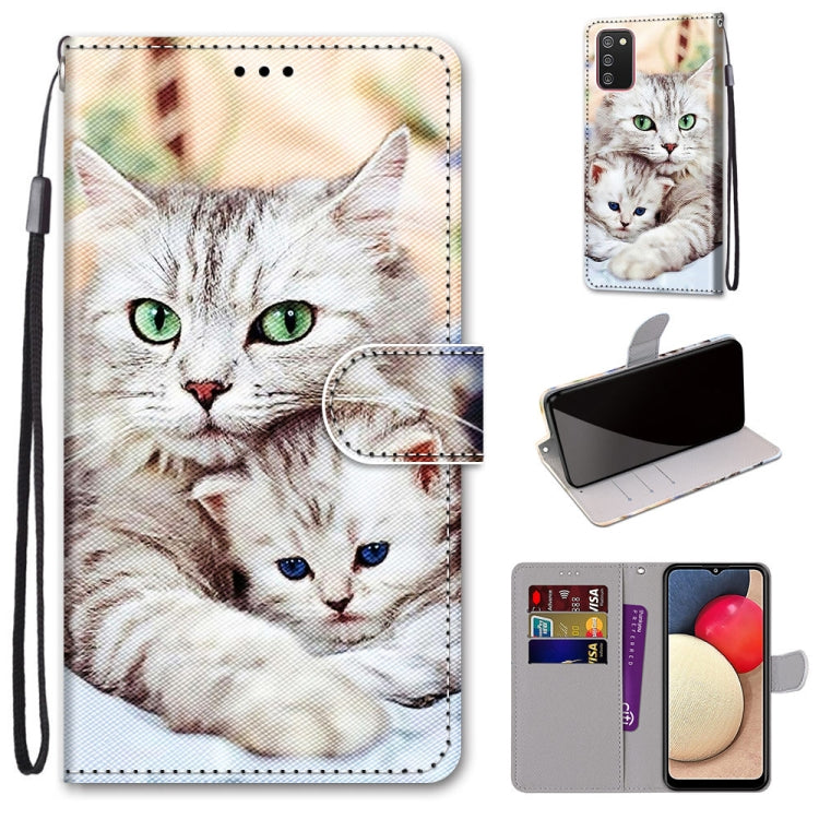 Coloured Drawing Cross Texture Horizontal Flip PU Leather Case with Holder & Card Slots & Wallet & Lanyard