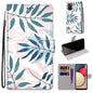 Coloured Drawing Cross Texture Horizontal Flip PU Leather Case with Holder & Card Slots & Wallet & Lanyard