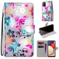 Coloured Drawing Cross Texture Horizontal Flip PU Leather Case with Holder & Card Slots & Wallet & Lanyard