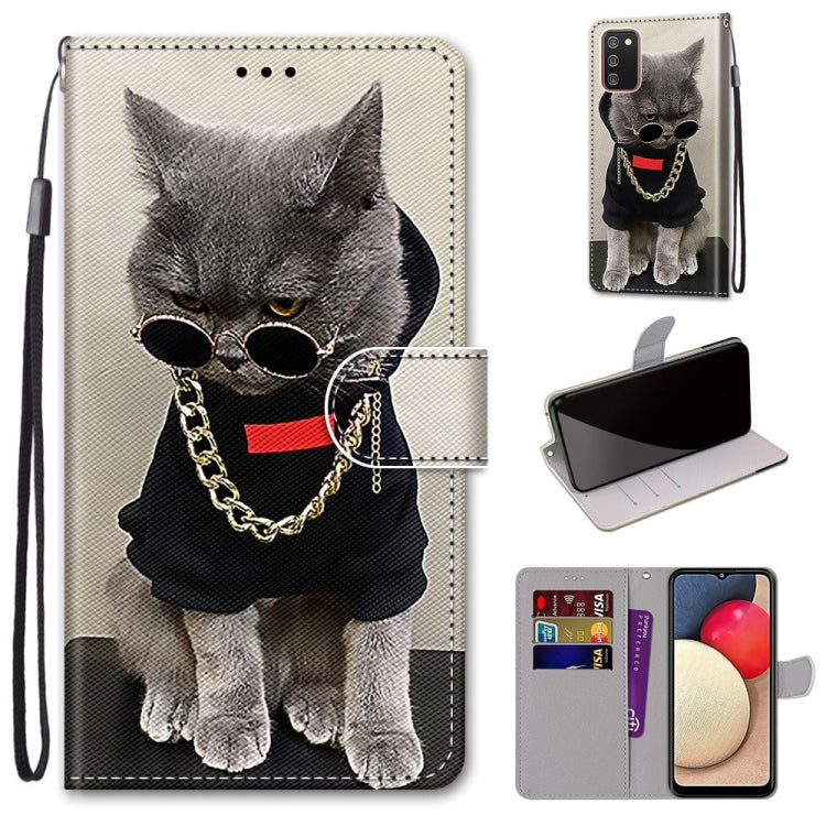 Coloured Drawing Cross Texture Horizontal Flip PU Leather Case with Holder & Card Slots & Wallet & Lanyard