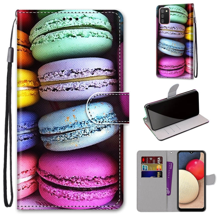 Coloured Drawing Cross Texture Horizontal Flip PU Leather Case with Holder & Card Slots & Wallet & Lanyard
