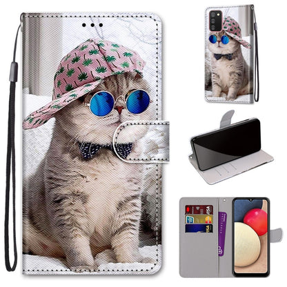 Coloured Drawing Cross Texture Horizontal Flip PU Leather Case with Holder & Card Slots & Wallet & Lanyard
