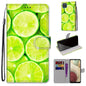 Coloured Drawing Cross Texture Horizontal Flip PU Leather Case with Holder & Card Slots & Wallet & Lanyard