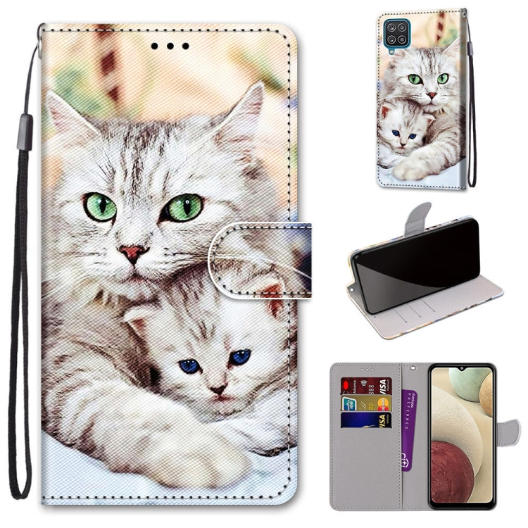 Coloured Drawing Cross Texture Horizontal Flip PU Leather Case with Holder & Card Slots & Wallet & Lanyard