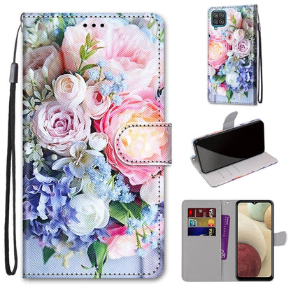 Coloured Drawing Cross Texture Horizontal Flip PU Leather Case with Holder & Card Slots & Wallet & Lanyard