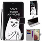 Coloured Drawing Cross Texture Horizontal Flip PU Leather Case with Holder & Card Slots & Wallet & Lanyard