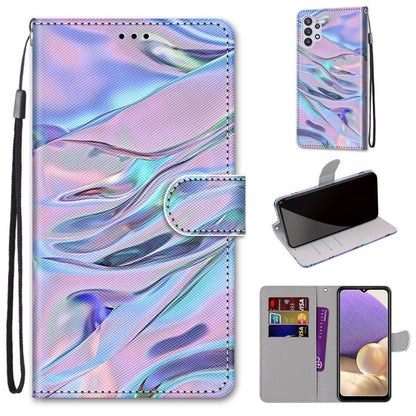 Coloured Drawing Cross Texture Horizontal Flip PU Leather Case with Holder & Card Slots & Wallet & Lanyard
