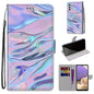 Coloured Drawing Cross Texture Horizontal Flip PU Leather Case with Holder & Card Slots & Wallet & Lanyard
