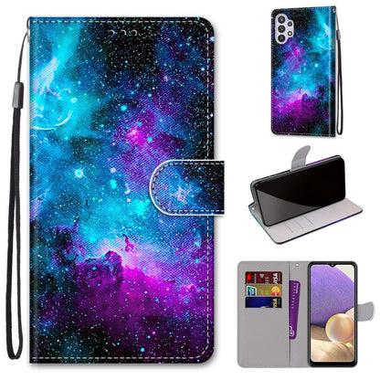 Coloured Drawing Cross Texture Horizontal Flip PU Leather Case with Holder & Card Slots & Wallet & Lanyard