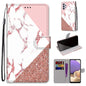 Coloured Drawing Cross Texture Horizontal Flip PU Leather Case with Holder & Card Slots & Wallet & Lanyard