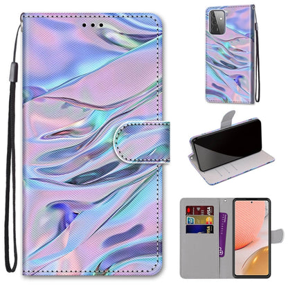 Coloured Drawing Cross Texture Horizontal Flip PU Leather Case with Holder & Card Slots & Wallet & Lanyard