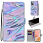 Coloured Drawing Cross Texture Horizontal Flip PU Leather Case with Holder & Card Slots & Wallet & Lanyard