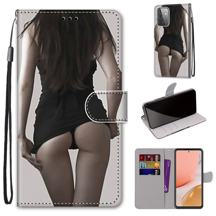 Coloured Drawing Cross Texture Horizontal Flip PU Leather Case with Holder & Card Slots & Wallet & Lanyard