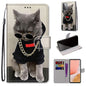 Coloured Drawing Cross Texture Horizontal Flip PU Leather Case with Holder & Card Slots & Wallet & Lanyard