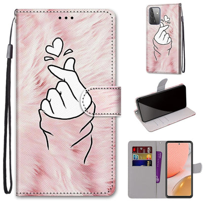 Coloured Drawing Cross Texture Horizontal Flip PU Leather Case with Holder & Card Slots & Wallet & Lanyard