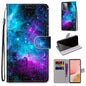 Coloured Drawing Cross Texture Horizontal Flip PU Leather Case with Holder & Card Slots & Wallet & Lanyard