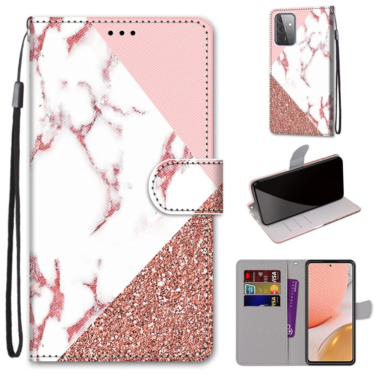 Coloured Drawing Cross Texture Horizontal Flip PU Leather Case with Holder & Card Slots & Wallet & Lanyard