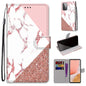 Coloured Drawing Cross Texture Horizontal Flip PU Leather Case with Holder & Card Slots & Wallet & Lanyard
