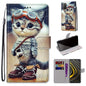 Coloured Drawing Cross Texture Horizontal Flip PU Leather Case with Holder & Card Slots & Wallet & Lanyard
