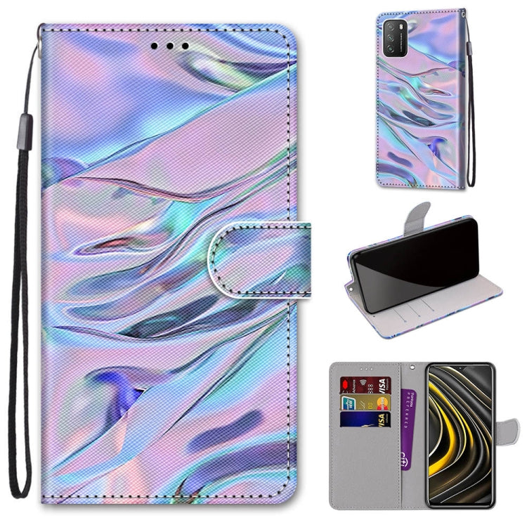 Coloured Drawing Cross Texture Horizontal Flip PU Leather Case with Holder & Card Slots & Wallet & Lanyard