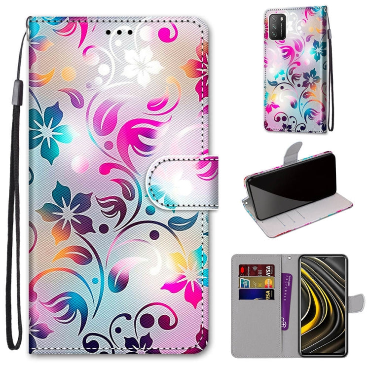 Coloured Drawing Cross Texture Horizontal Flip PU Leather Case with Holder & Card Slots & Wallet & Lanyard