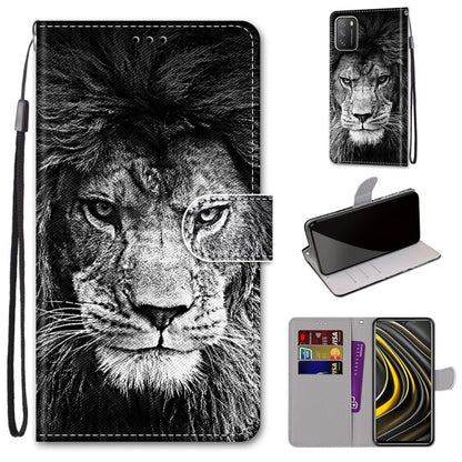 Coloured Drawing Cross Texture Horizontal Flip PU Leather Case with Holder & Card Slots & Wallet & Lanyard