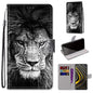 Coloured Drawing Cross Texture Horizontal Flip PU Leather Case with Holder & Card Slots & Wallet & Lanyard