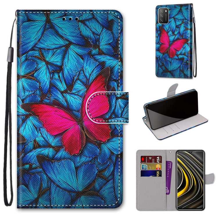 Coloured Drawing Cross Texture Horizontal Flip PU Leather Case with Holder & Card Slots & Wallet & Lanyard