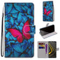 Coloured Drawing Cross Texture Horizontal Flip PU Leather Case with Holder & Card Slots & Wallet & Lanyard