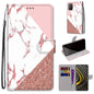 Coloured Drawing Cross Texture Horizontal Flip PU Leather Case with Holder & Card Slots & Wallet & Lanyard