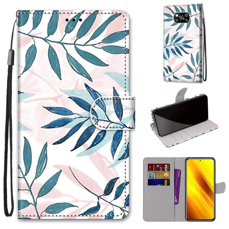 Coloured Drawing Cross Texture Horizontal Flip PU Leather Case with Holder & Card Slots & Wallet & Lanyard