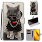 Coloured Drawing Cross Texture Horizontal Flip PU Leather Case with Holder & Card Slots & Wallet & Lanyard