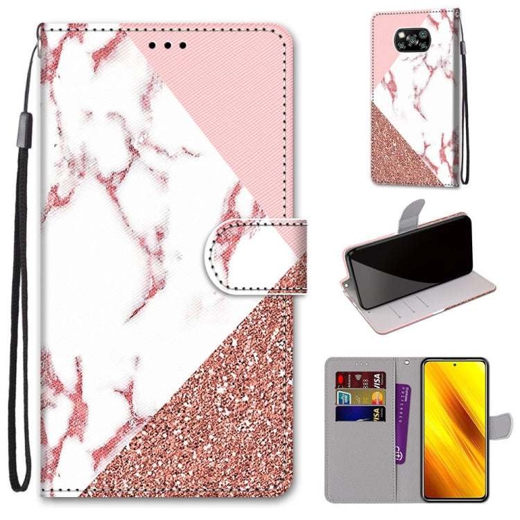 Coloured Drawing Cross Texture Horizontal Flip PU Leather Case with Holder & Card Slots & Wallet & Lanyard