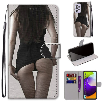 Coloured Drawing Cross Texture Horizontal Flip PU Leather Case with Holder & Card Slots & Wallet & Lanyard