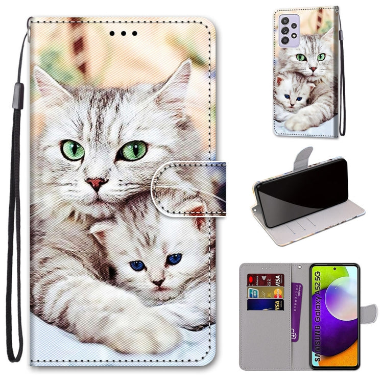 Coloured Drawing Cross Texture Horizontal Flip PU Leather Case with Holder & Card Slots & Wallet & Lanyard