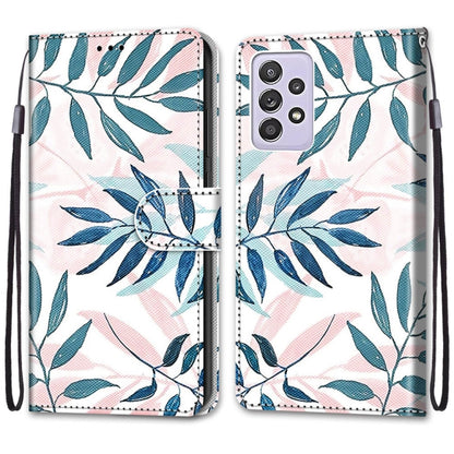 Coloured Drawing Cross Texture Horizontal Flip PU Leather Case with Holder & Card Slots & Wallet & Lanyard