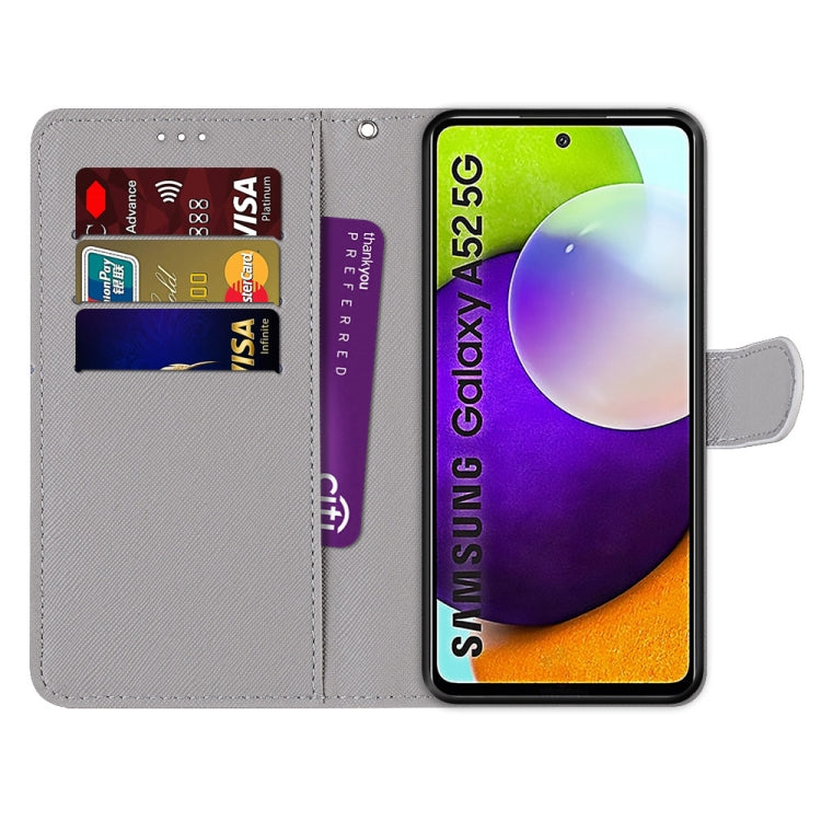 Coloured Drawing Cross Texture Horizontal Flip PU Leather Case with Holder & Card Slots & Wallet & Lanyard