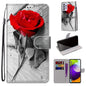 Coloured Drawing Cross Texture Horizontal Flip PU Leather Case with Holder & Card Slots & Wallet & Lanyard